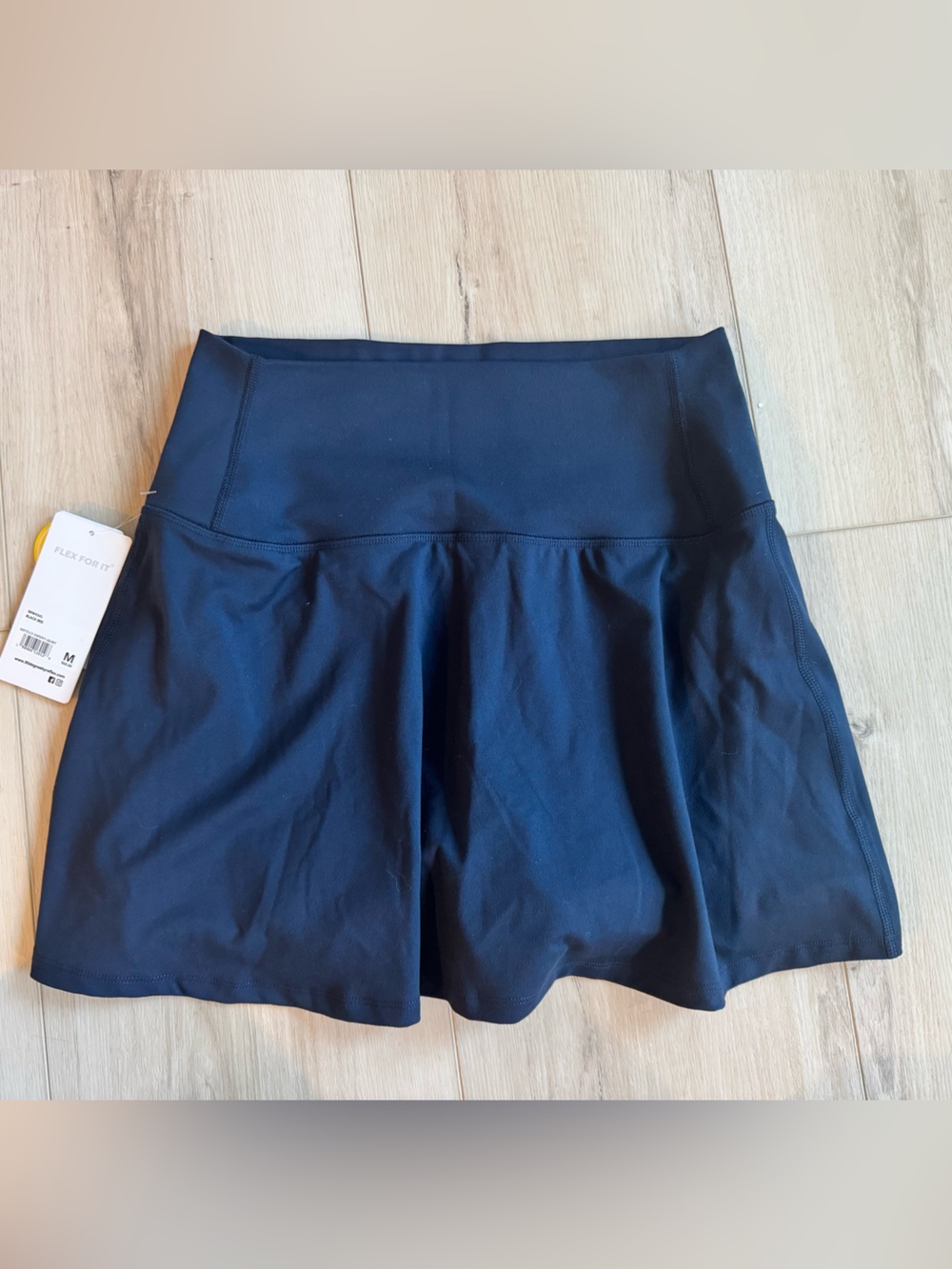 90 Degree By Reflex. Tennis Collection. Topspin Skort. Super Hi Waist. - Picture 3 of 5